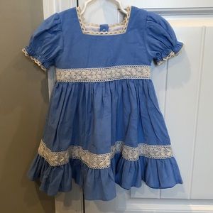 Smockingbird. Cuordoroy winter toddler dress